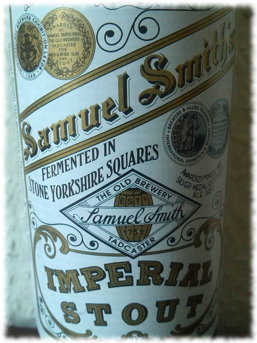 Samuel Smith's Imperial Stout Etikett