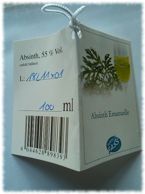 Absinthe Emanuelle Etikett