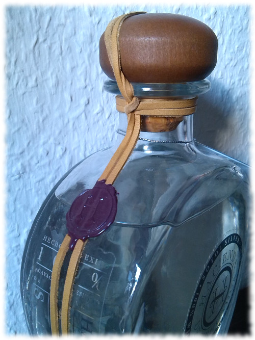 Hacienda de Chihuahua Sotol Silver Detail