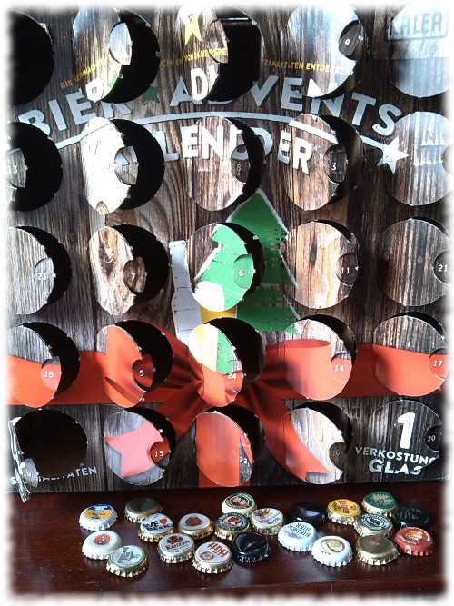 Kalea Bierkalender offen