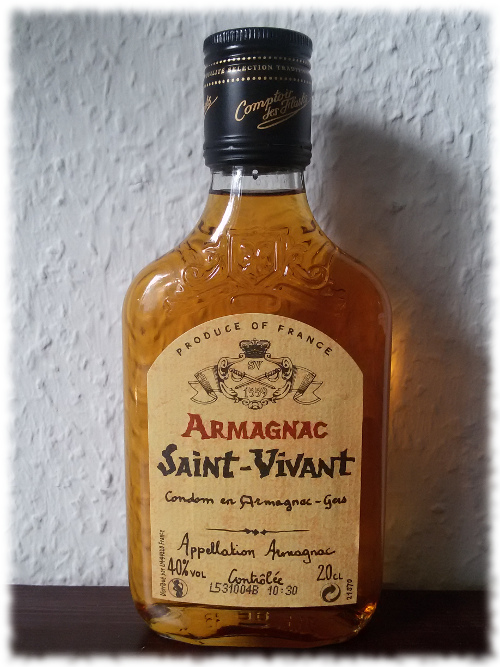 Armagnac Saint-Vivant Flasche