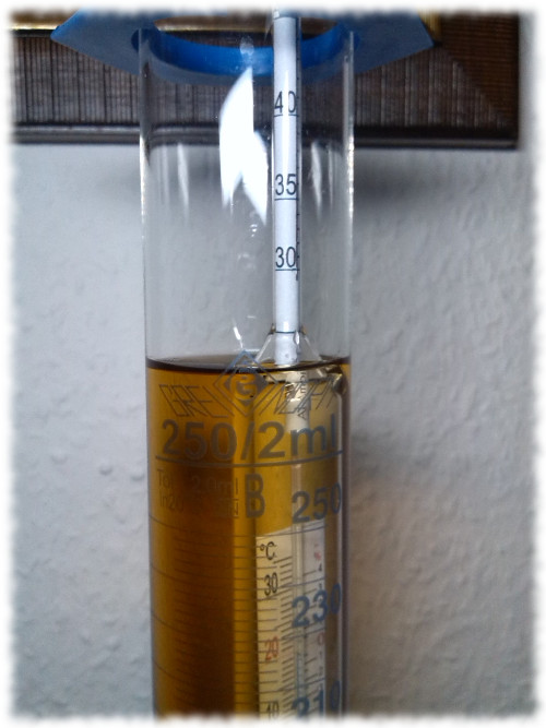 Boxing Hares Spirit Drink Aräometermessung