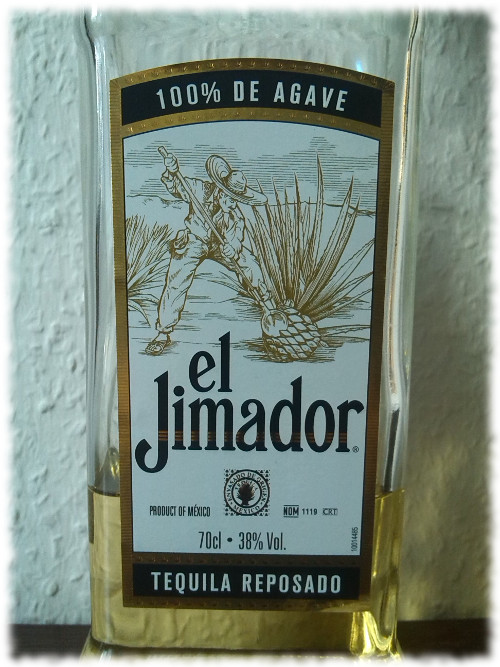 El Jimador Tequila Reposado Etikett