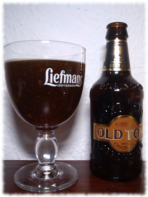 Robinsons Old Tom with Chocolate Glas