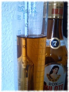 Ron Mulata Aräometermessung