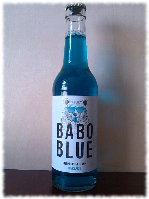 Babo Blue Biermischgetränk Flasche