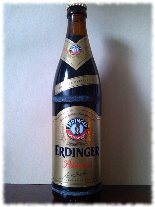 Erdinger Pikantus Dunkler Weizenbock Flasche