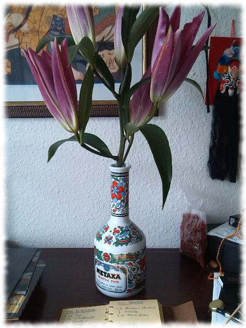 Metaxa Grande Fine Blumenvase