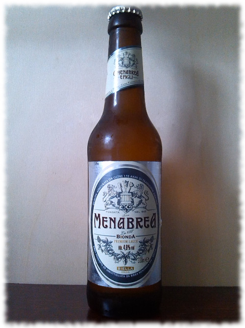 Menabrea Bionda Premium Lager Flasche