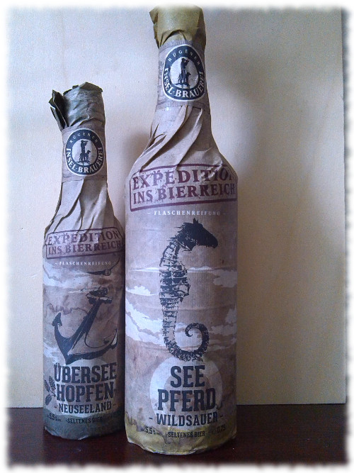 Insel-Brauerei Rügen Seepferd große Flasche