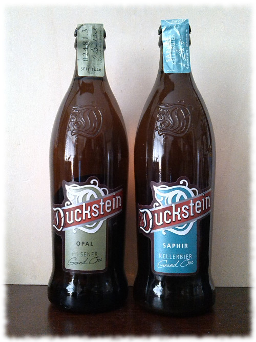 Duckstein Opal und Saphir Flaschen