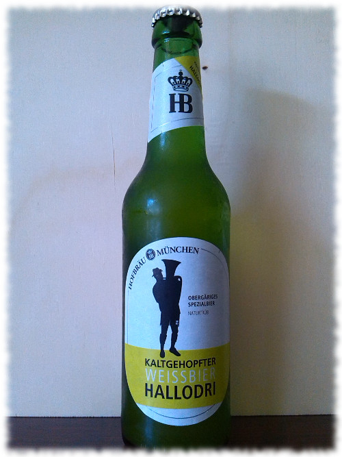 Hofbräu Kaltgehopfter Weissbier Hallodri Flasche