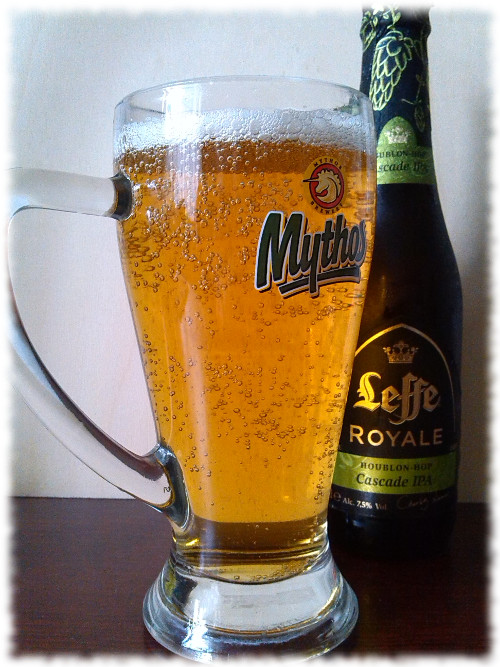 Leffe Royale Houblon Cascade IPA Glas