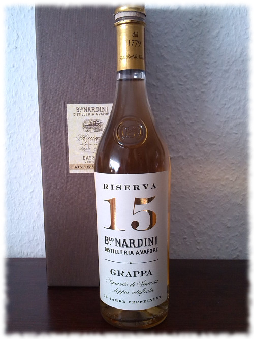 Nardini Grappa Riserva 15 Anni Flasche