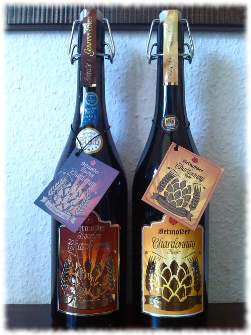 Strate's Detmolder Chardonnay Hopfen Flaschen