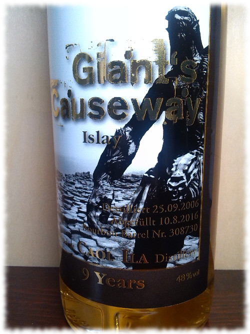 The Whisky Tower Giant's Causeway Islay Etikett