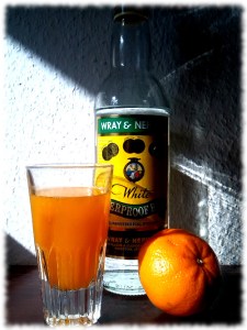 Wray & Nephew mit Clementinensaft