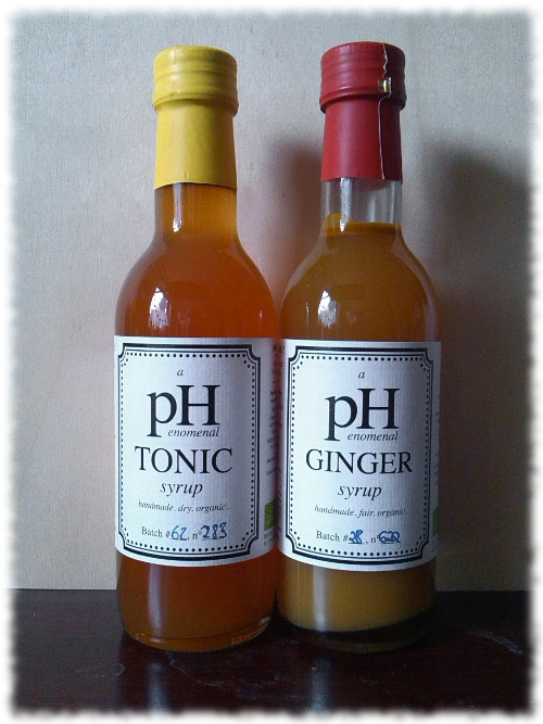 pHenomenal Tonic und Ginger Syrup Flasche