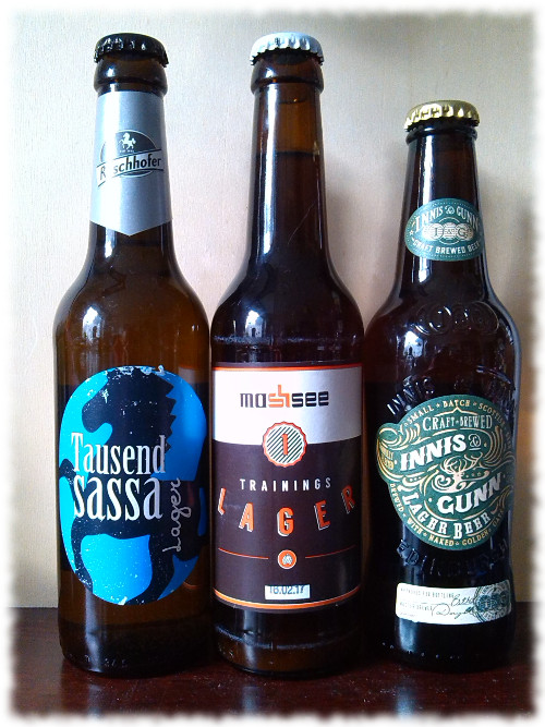 Tausendsassa, Trainingslager und Innis&Gunn Lager Flaschen