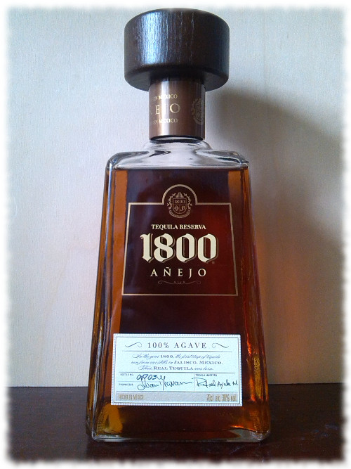 1800 Tequila Añejo Flasche
