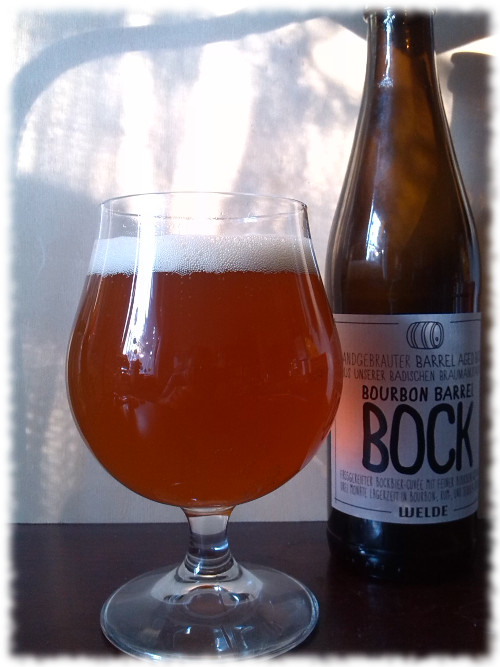 Welde Bourbon Barrel Bock Glas