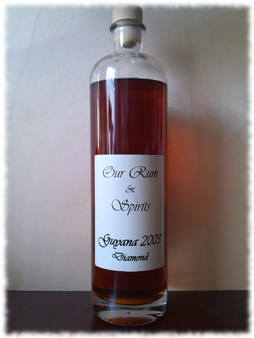 Our Rum & Spirits Guyana 2003 Diamond Flasche