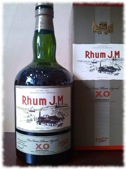 Rhum J.M. Très Vieux Rhum Agricole X.O. Flasche