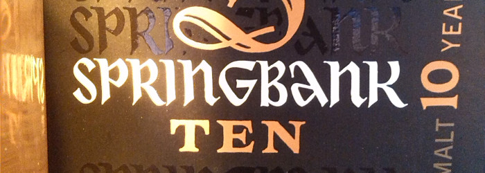 Springbank Ten Single Malt Scotch Whisky Titel
