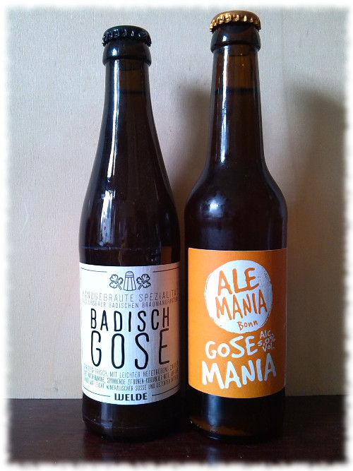 Ale-Mania Gose-Mania und Welde Badisch Gose