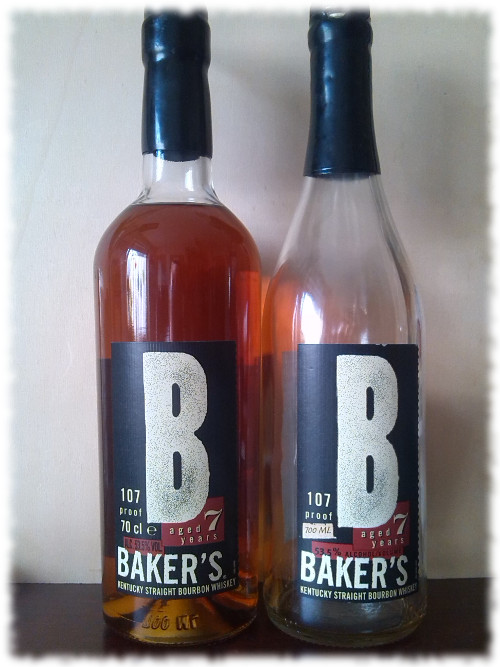 Baker's Kentucky Straight Bourbon Whiskey alte und neue Flasche