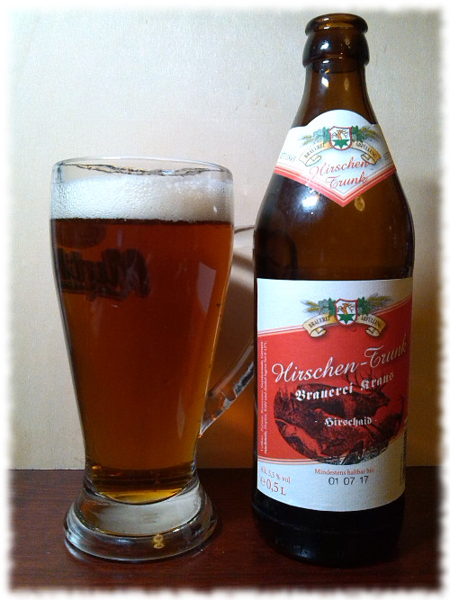 Brauerei Kraus Hausbräu Hirschen-Trunk