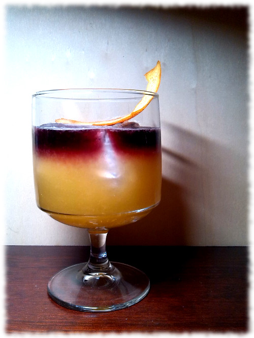 New York Cognac Sour