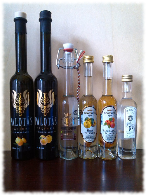 Pálinka Flaschen