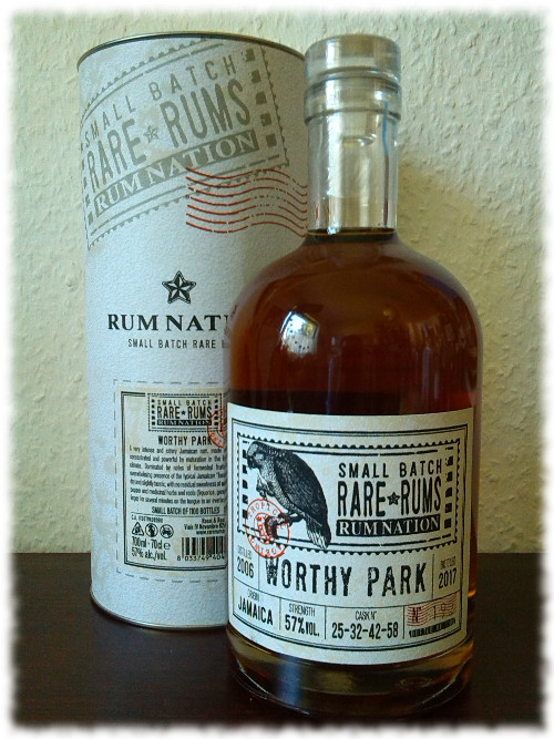 Rum Nation Rare Rum Worthy Park 11y Flasche
