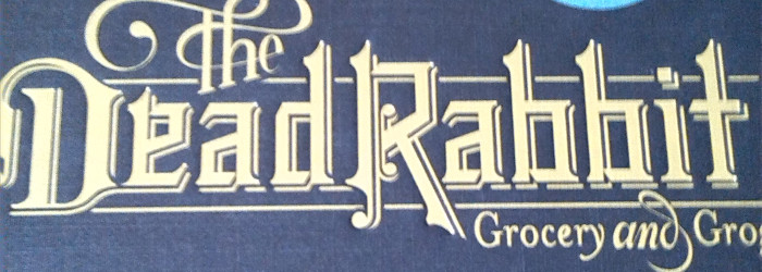 The Dead Rabbit Grocery and Grog Drinks Manual Titel