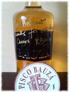 Pisco Bauzá Aniversario Detail