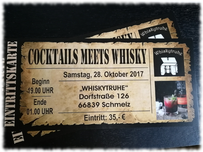 Cocktail meets Whisky - Eintrittskarten