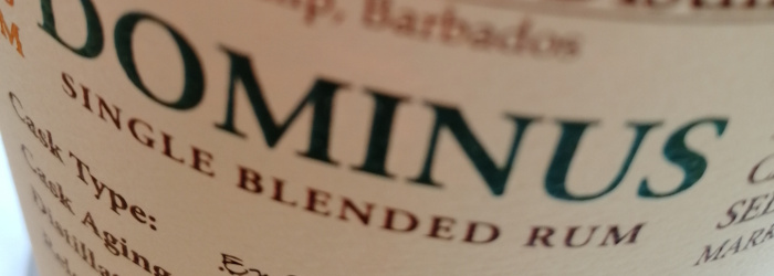 Foursquare Dominus Single Blended Rum Titel