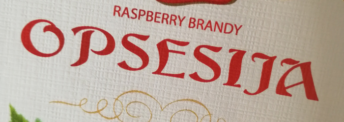 Destilerija Zarič Rakija od Malina Opsesija Titel