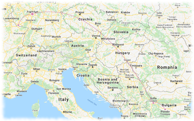 Spirits Selection 2018 (Bulgarien) - 00 - Reiseroute