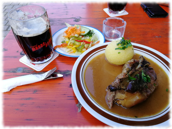 Biertour Bayreuth 2018 - Mann's Bräu Schäufele und Biere