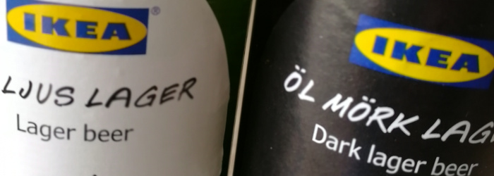 Ikea Öl Mörk Lager und Öl Ljus Lager Titel
