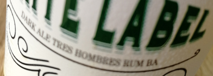 Brouwerij Emelisse White Label Dark Ale Tres Hombres BA Titel