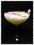 Pistachio Gin Sour Cocktail