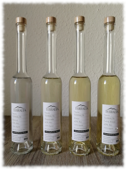 Terralta Tequila Samples