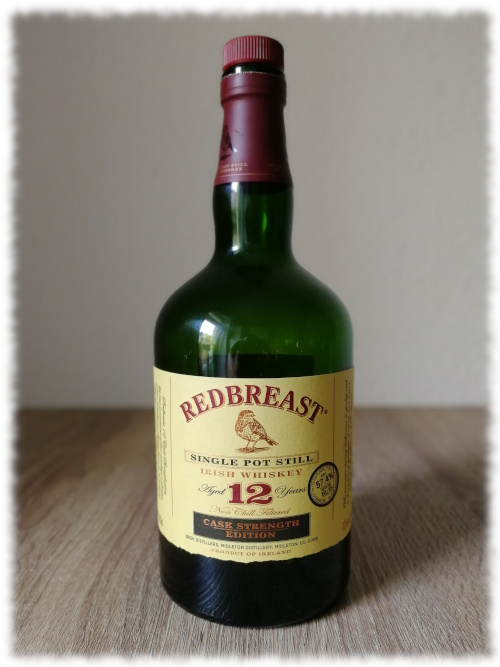 Redbreast Single Pot Still Irish Whiskey Aged 12 Years Cask Strength 57.4%