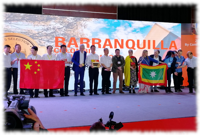 Spirits Selection 2019 - Übergabe an Barranquilla