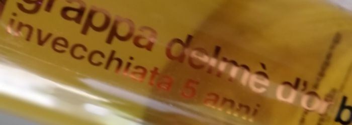 Bruno Pilzer Grappa Delmè d’Or Titel