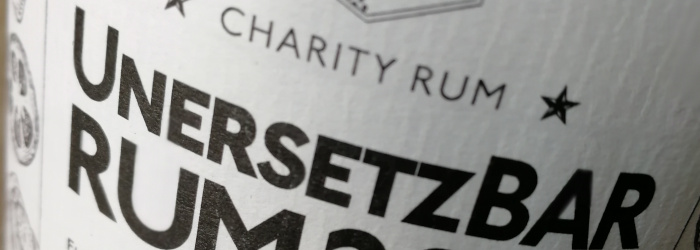 UnersetzBAR Rum 2020 Charity Rum Titel