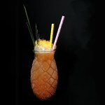 Pineapple Rum Swizzle Cocktail